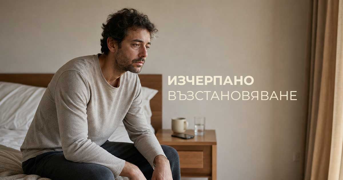 Изчерпано възстановяване: когато почивката вече не връща силите ти